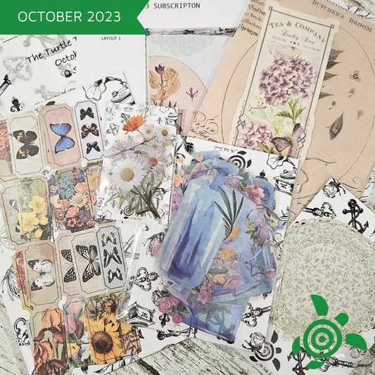 Unveiling the Spring Box: Australia's Own Mystery Papercrafting Subscription Box - Rachel The Turtle Journal