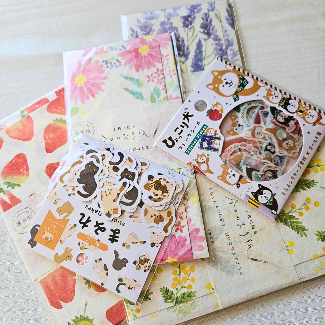 Japanese Journaling Stationery, Washi Tapes & Ephemera