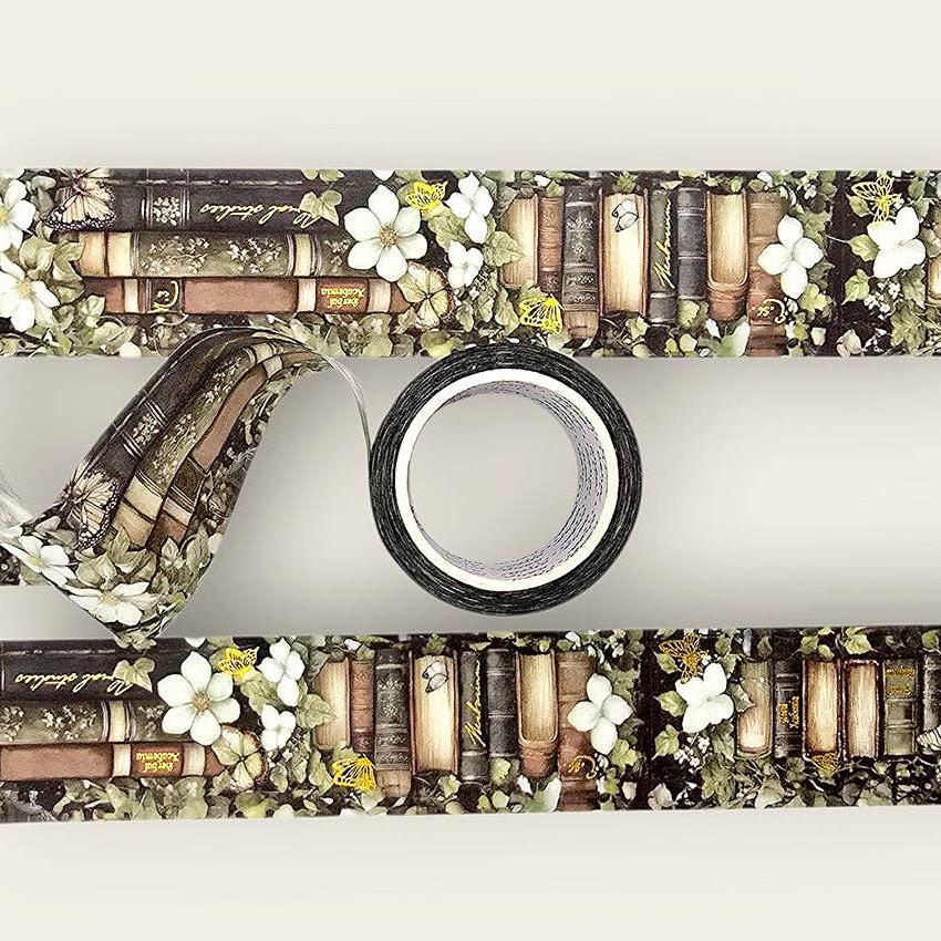 Summer Academia Foil Washi Tape - Cora Crea Crafts (10m roll)-Rachel The Turtle Journal