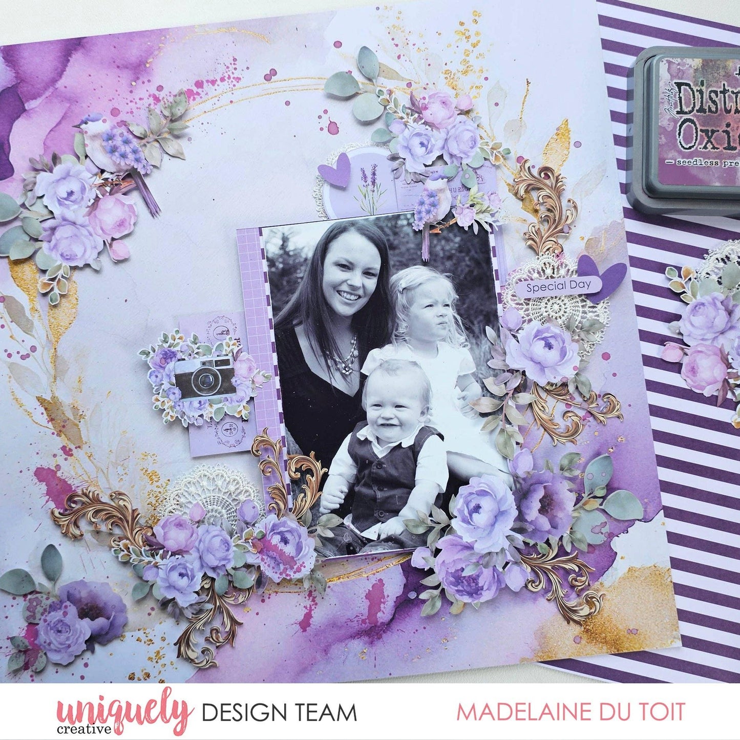 Ultraviolet Delight Creative Cuts-Rachel The Turtle Journal