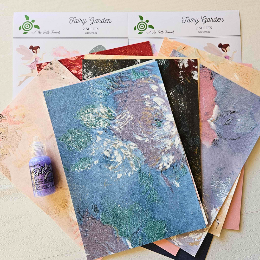 Journaling Kit: Fairy Garden-Journaling Kit: Fairy Garden Supplies How To Scrapbooking Junk Journaling Australia-Rachel The Turtle Journal