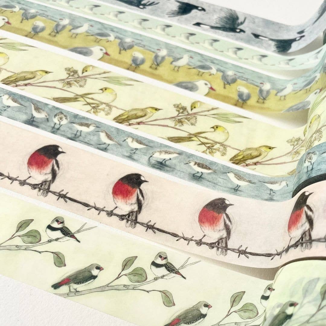 Diamond Firetails Washi (wide 30mm) - Bridget Farmer