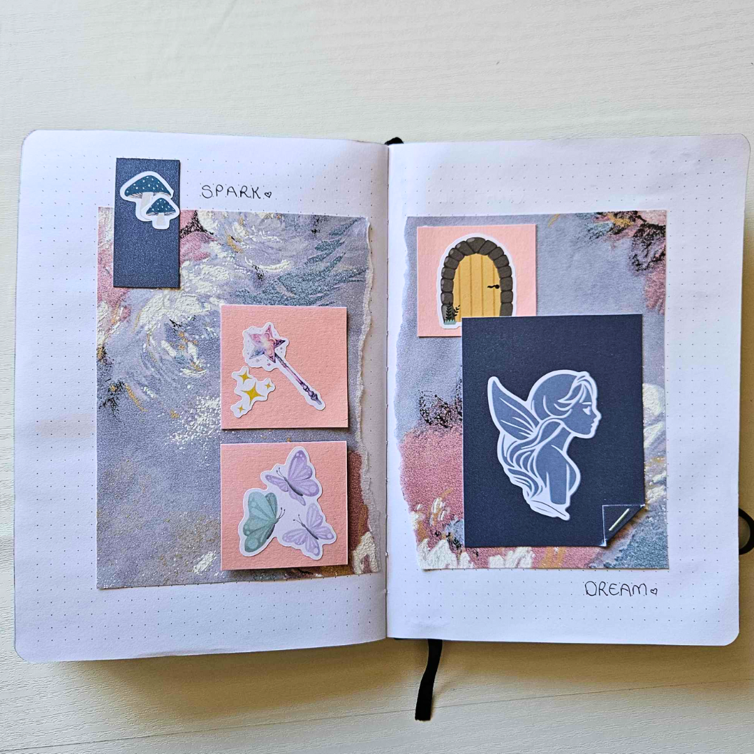 Journaling Kit: Fairy Garden-Journaling Kit: Fairy Garden Supplies How To Scrapbooking Junk Journaling Australia-Rachel The Turtle Journal