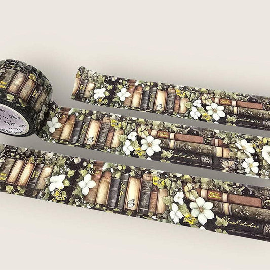 Summer Academia Foil Washi Tape - Cora Crea Crafts (10m roll)-Rachel The Turtle Journal