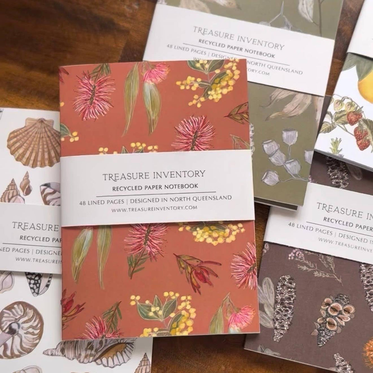 Shell Notebook - Treasure Inventory (Made in Australia) - 1 Notebook-Rachel The Turtle Journal
