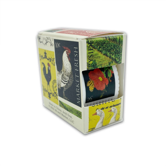 Perforated Postage Stamp Washi Tape Countryside - 49 and Market - Rachel The Turtle Journal