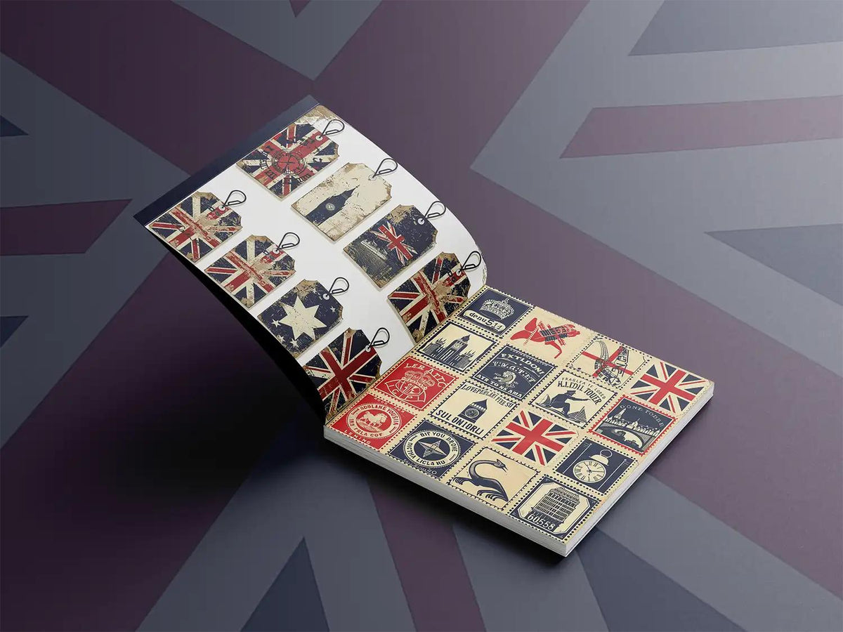 London Patterned Paper Pad - Scrapbook Resource Co from the UK