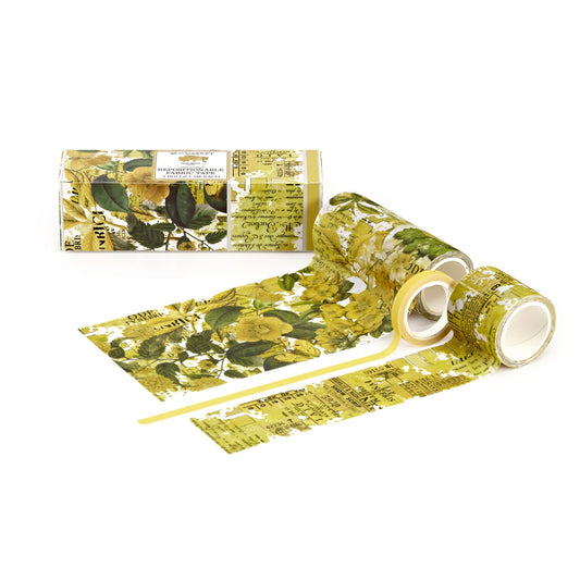 Color Swatch: Ochre Fabric Tape Assortment - 49 and Market (3 roll set)-Color Swatch: Ochre Fabric Tape Assortment - 49 and Market (3 roll set) The Turtle Journal Aussie Paper Crafters and Journaling Enthusiasts-Rachel The Turtle Journal