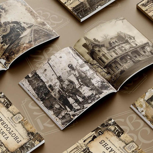 Vintage Photographs Patterned Paper Pad - Scrapbook Resource Co from the UK-Rachel The Turtle Journal