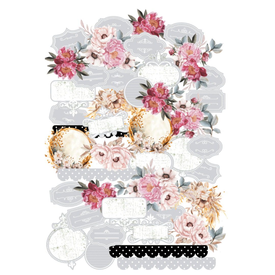 Vintage Walls Vellum Creative Cuts (1 pack) - Uniquely Creative