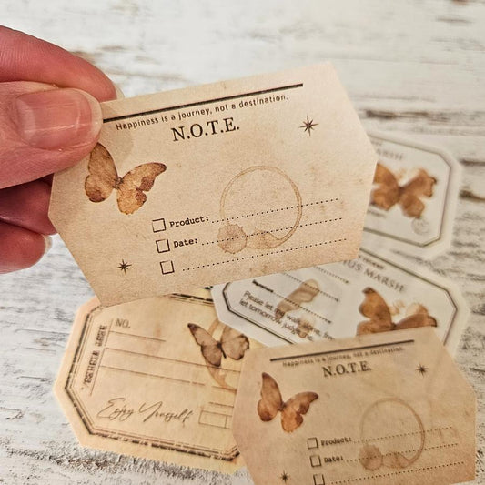 Butterfly Ephemera Bundle (30 pieces)-Butterfly Ephemera Bundle (30 pieces) - The Turtle Journal Paper Crafting Stationery-Rachel The Turtle Journal
