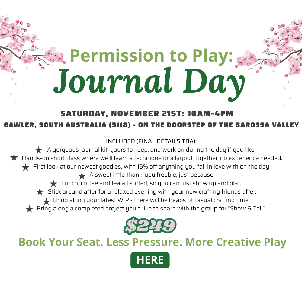 Journal Day Ticket - Permission to Play (Nov 21, Gawler SA)