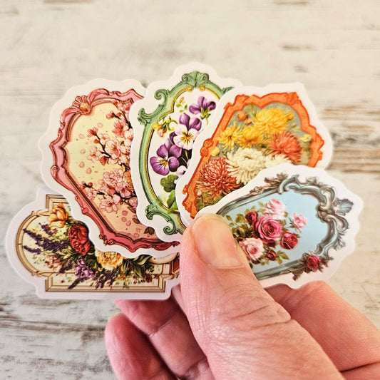 The Ornate English Garden Sticker Set (45 piece)-Rachel The Turtle Journal