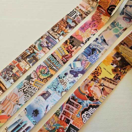 Groovy Life 1970s Washi Tape Set (4 rolls)-Rachel The Turtle Journal