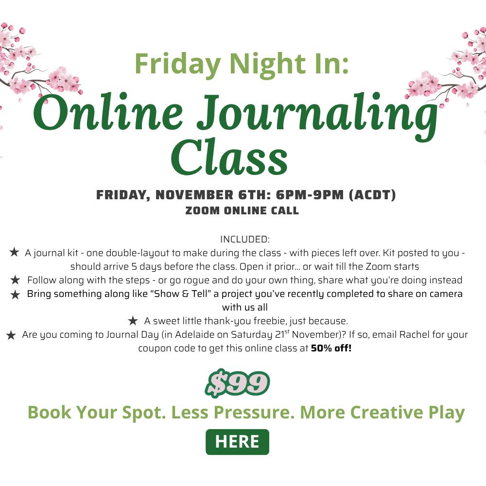 Online Class Ticket - Friday Night In (Nov 6, Zoom)