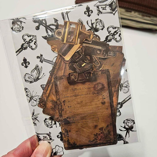 Vintage Factory Sticker Sets (15 piece)-Rusty Clipboards-Vintage Factory Sticker Sets (15 piece) - Aussie Paper Crafting - The Turtle Journal-Rachel The Turtle Journal