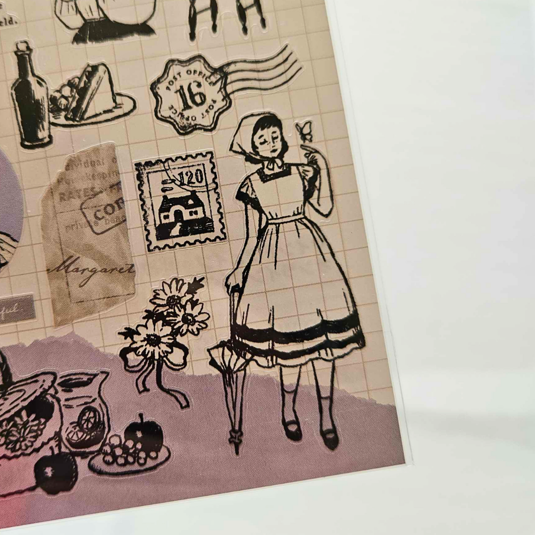 Serene Story Sticker Sheet - Mind Wave From Japan
