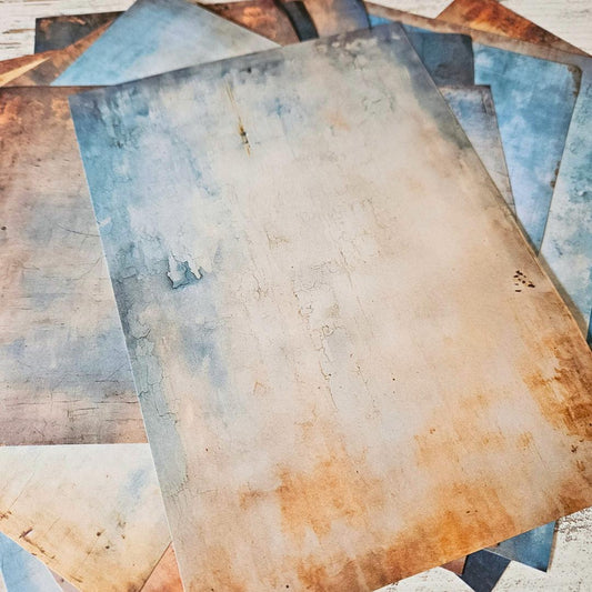 Storm & Stone A5 Patterned Paper Set (16 sheets)-Rachel The Turtle Journal