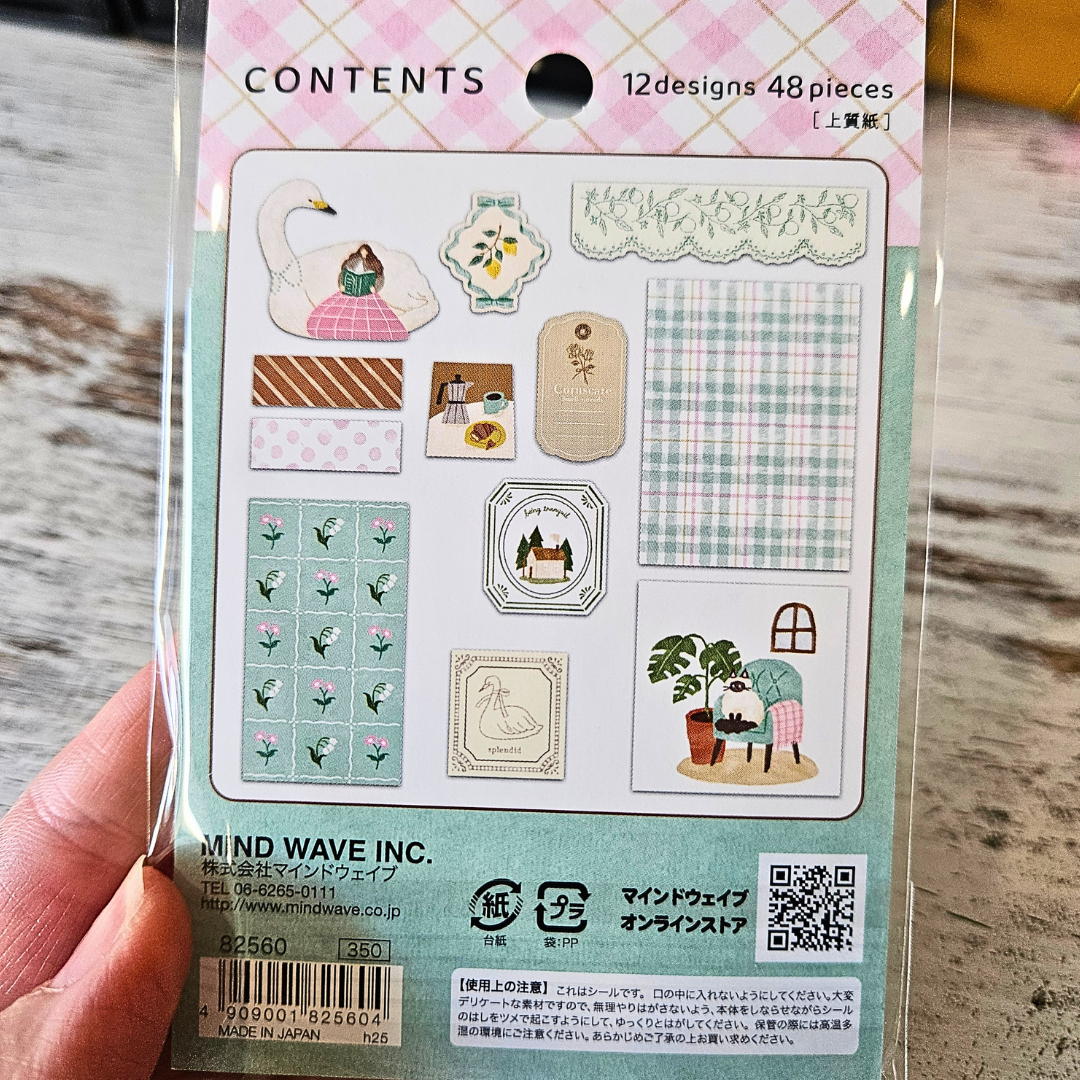 Yori Dori Sticker Set (48 piece) - Mind Wave From Japan