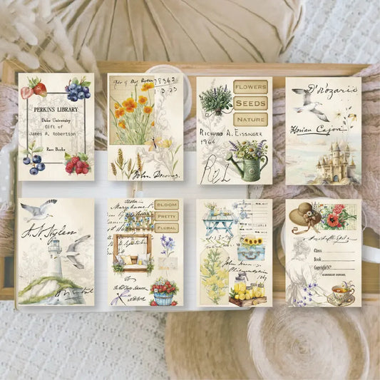Scent of Summer Scrap Junk Journaling Paper (24 pieces) - Plan & Plot Studio-Rachel The Turtle Journal