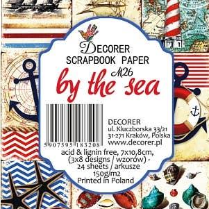 By The Sea - MINI Scrapbook Paper - from Poland-Rachel The Turtle Journal