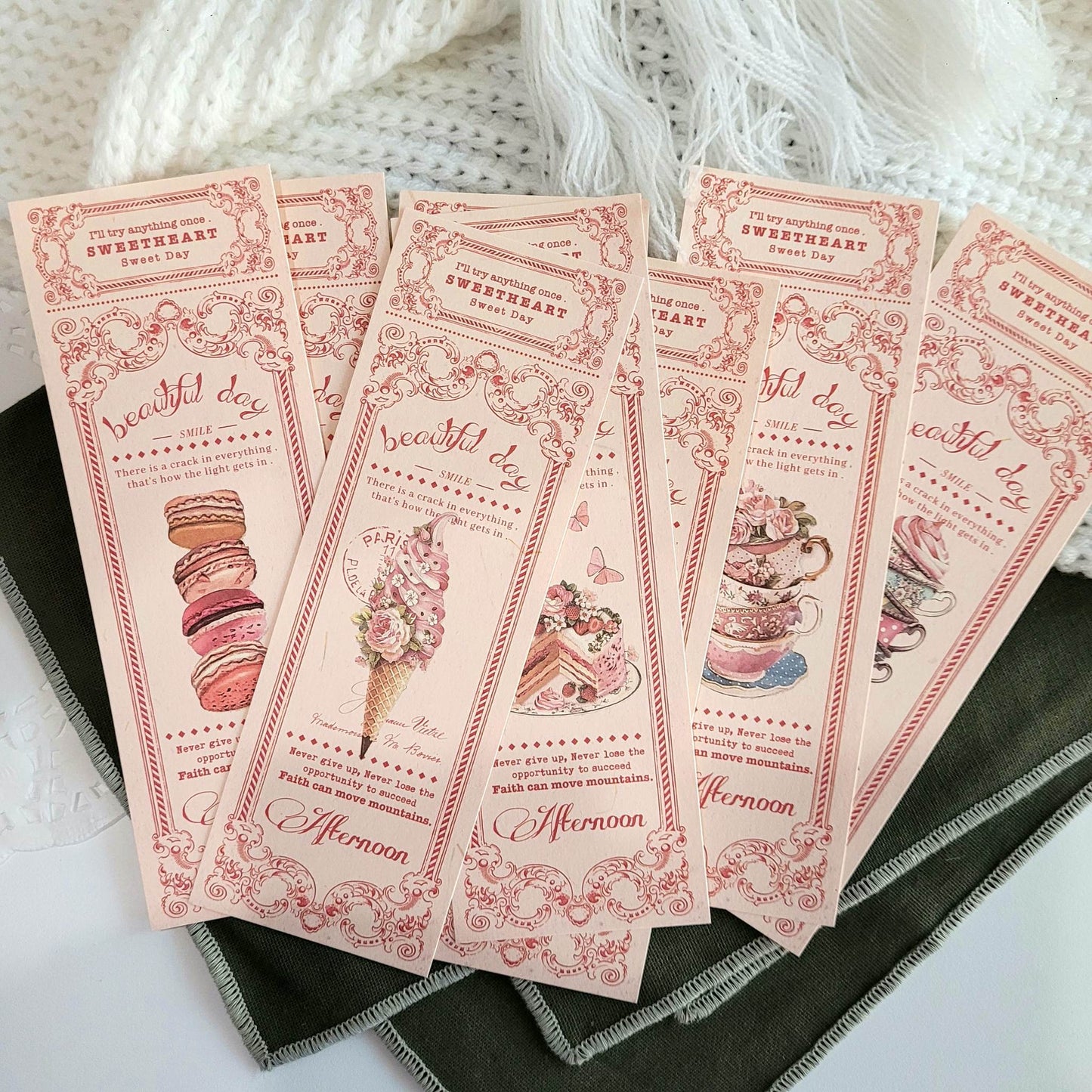 Serenade Cardstock Piece Set - 8 piece - Rachel The Turtle Journal - Afternoon Tea (8 piece) - -