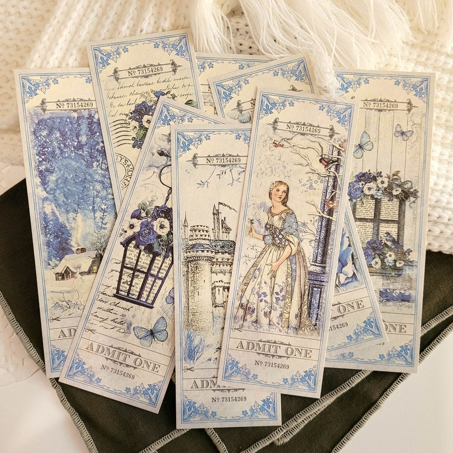 Serenade Cardstock Piece Set - 8 piece - Rachel The Turtle Journal - Fairytale Princess (8 piece) - -