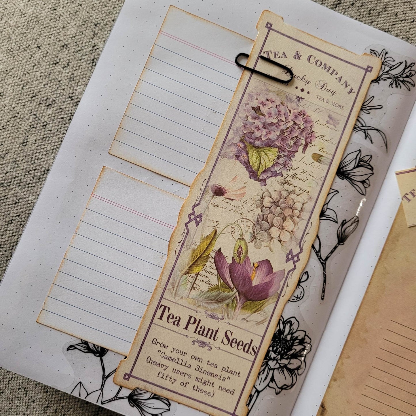 Serenade Cardstock Piece Set - 8 piece - Rachel The Turtle Journal - Lilac Dreams (8 piece) - -