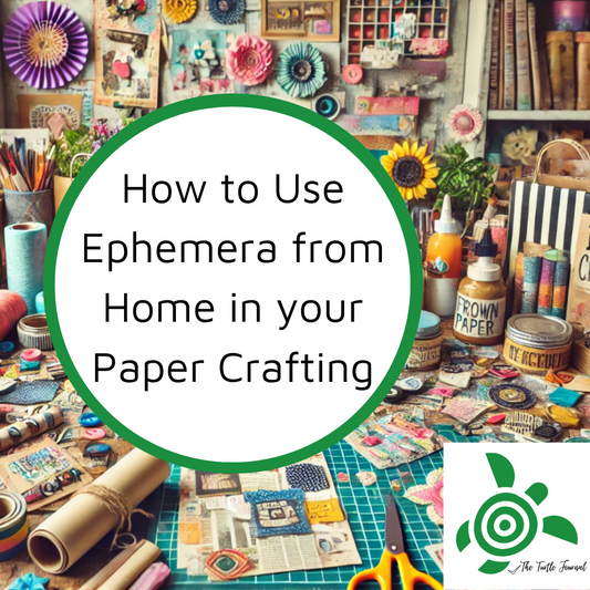 How to Use Ephemera from Home in your Paper Crafting