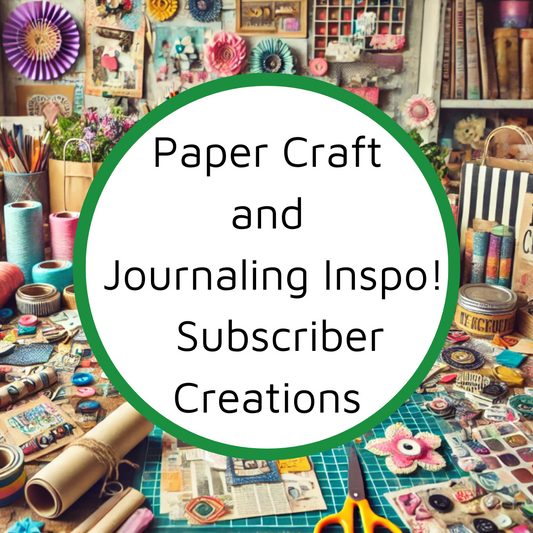 The Turtle Treasure Box Subscriber Creations! Paper Craft Journaling Inspiration