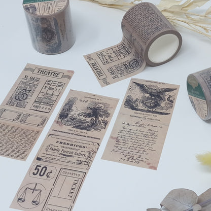 Ephemera Wide Washi Tape Roll (10m long) Plan and Plot Studio