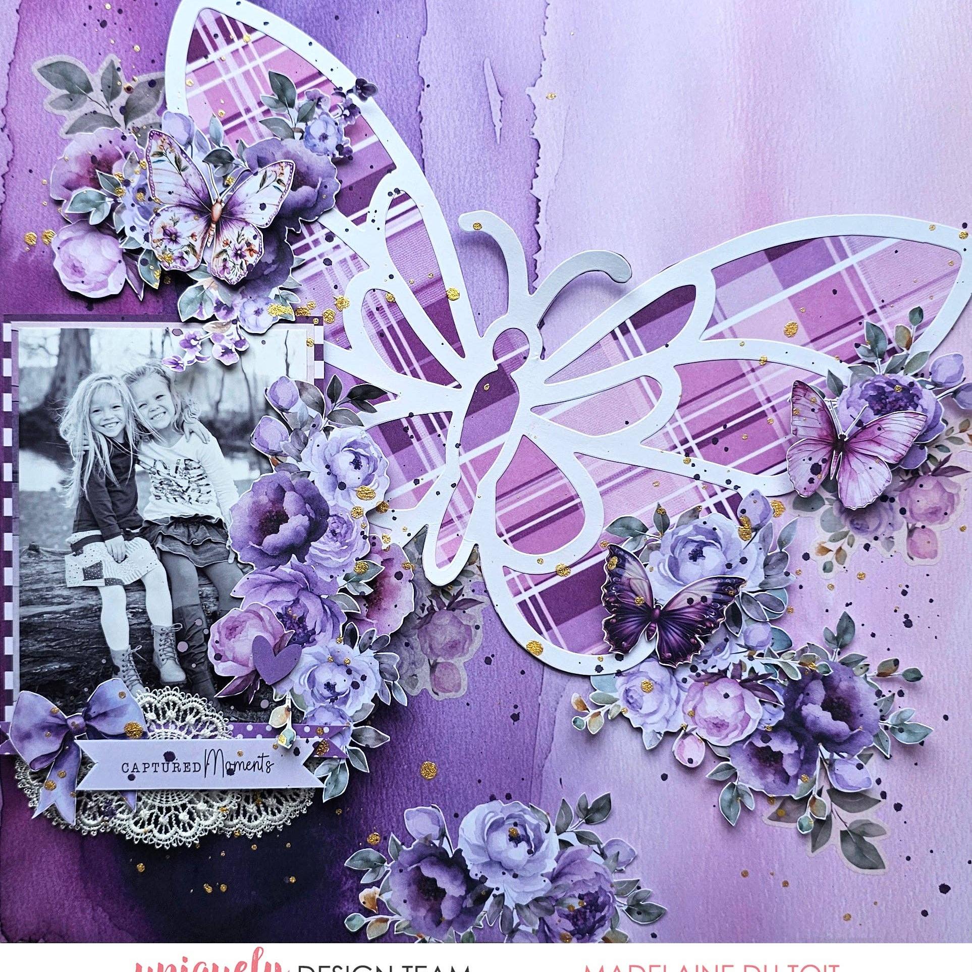 Ultraviolet Delight Creative Cuts-Rachel The Turtle Journal