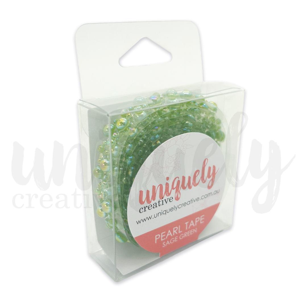Pearl Tape - Sage Green - Uniquely Creative (1 roll)-Rachel The Turtle Journal