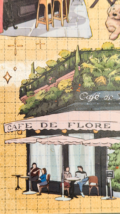 Transparent Traveller Storyboard Sticker Sheet - 2 piece-Journal Stickers Traveller Wanderlust Sticker Washi Scrapbooking Craft Australia-Rachel The Turtle Journal