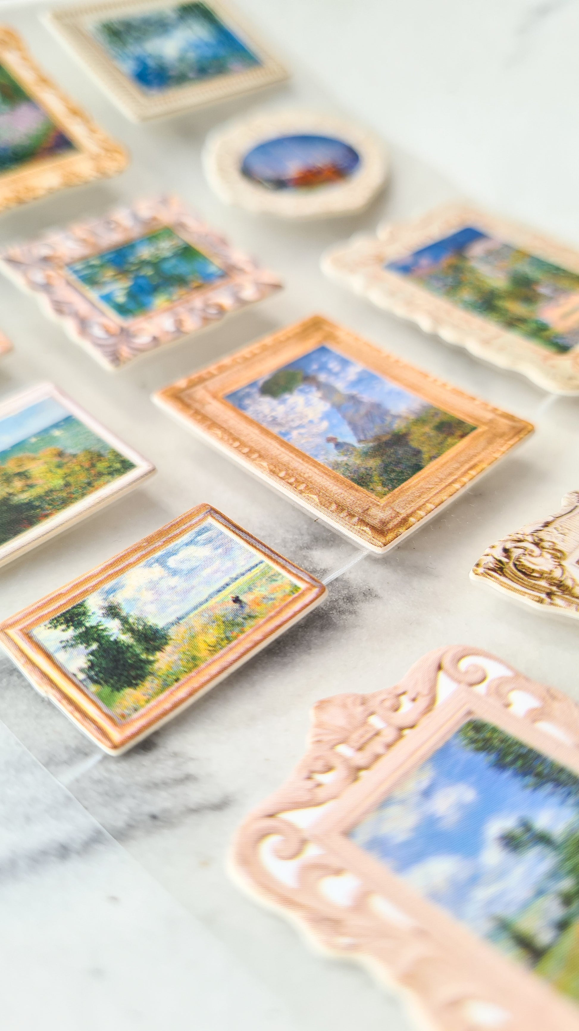 Art Gallery 3D Sticker Set (2 sheets)-Rachel The Turtle Journal