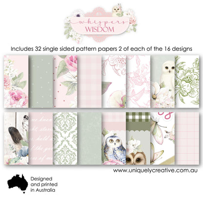 Whispers of Wisdom 6 x 6 Collection Pack-Rachel The Turtle Journal