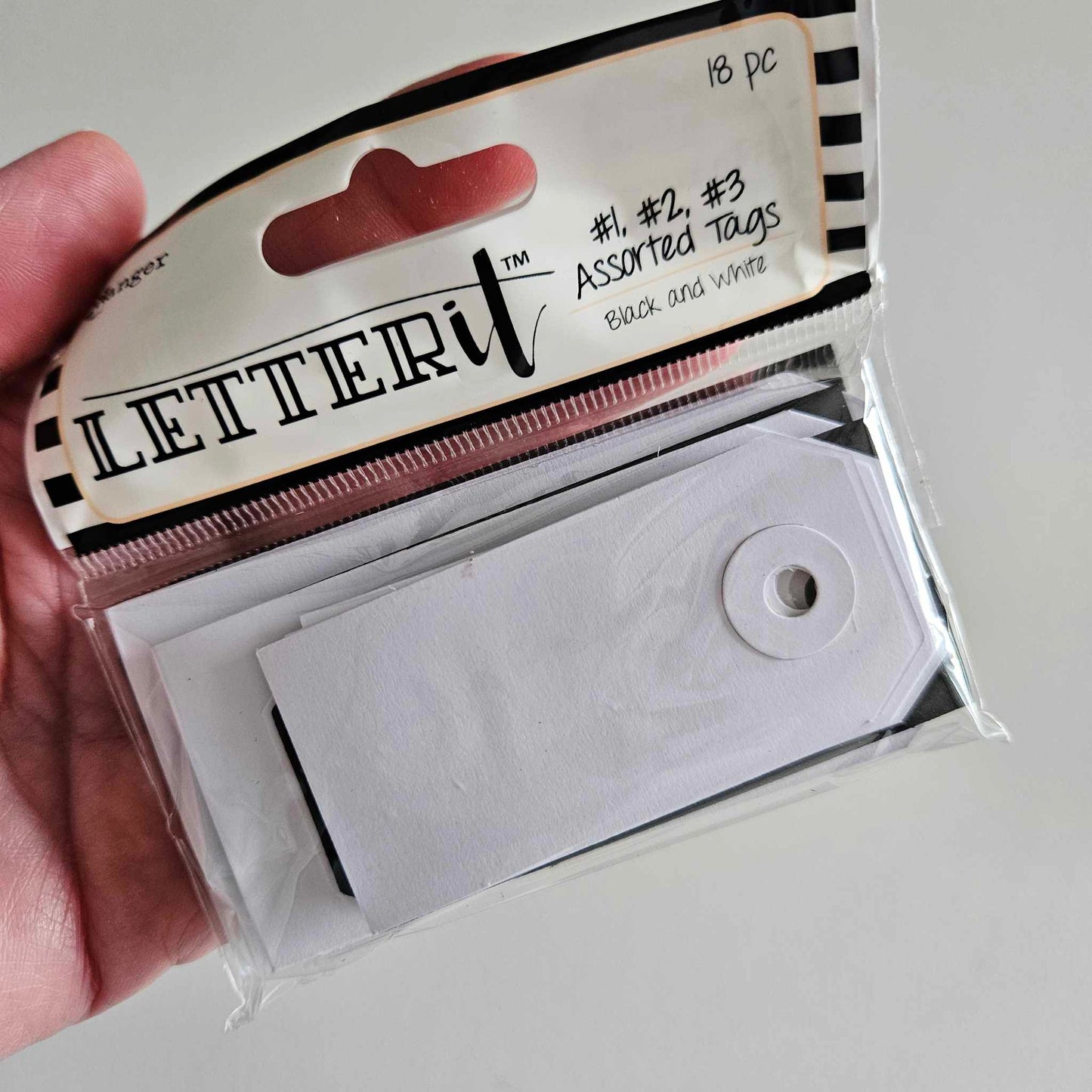Black and White Cardstock Cardmaking Mixed Sizes Tags Gift Tags Crafting Sentiment Cardstock and Tag Packs - Letter It Ranger - Aussie Paper Crafting - The Turtle Journal