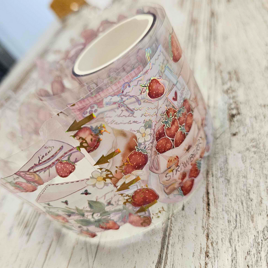 Strawberry Shortcake PET Sticker Washi Tape Roll