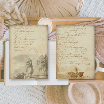 Old Diary Small Ephemera Paper (24 pieces) - Plan & Plot Studio