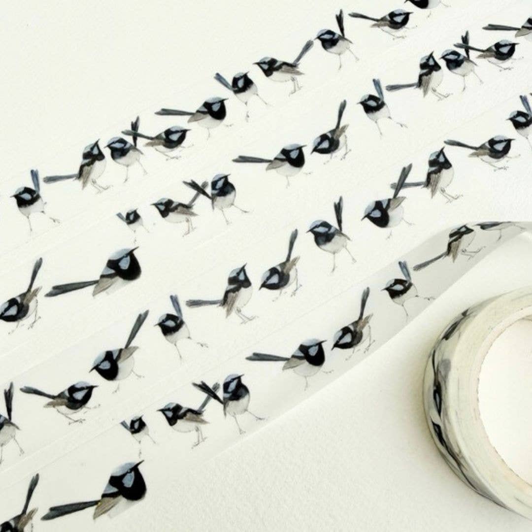 Fairywren Washi (15mm roll) - Bridget Farmer