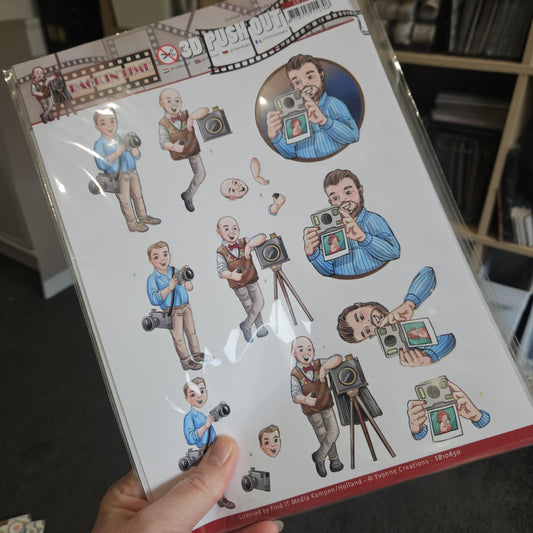Clearance: 3D Push Out: Back In Time (1 sheet)-Rachel The Turtle Journal