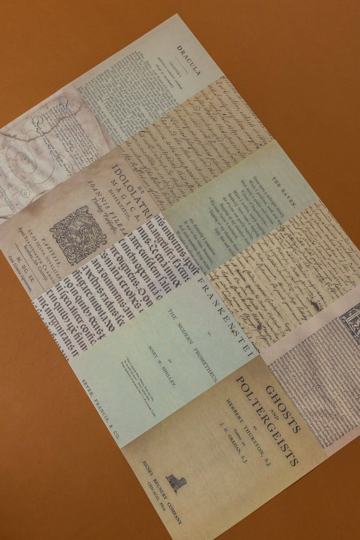 A5 Book Pages Paper Set - Cora Crea Crafts (10 sheets)