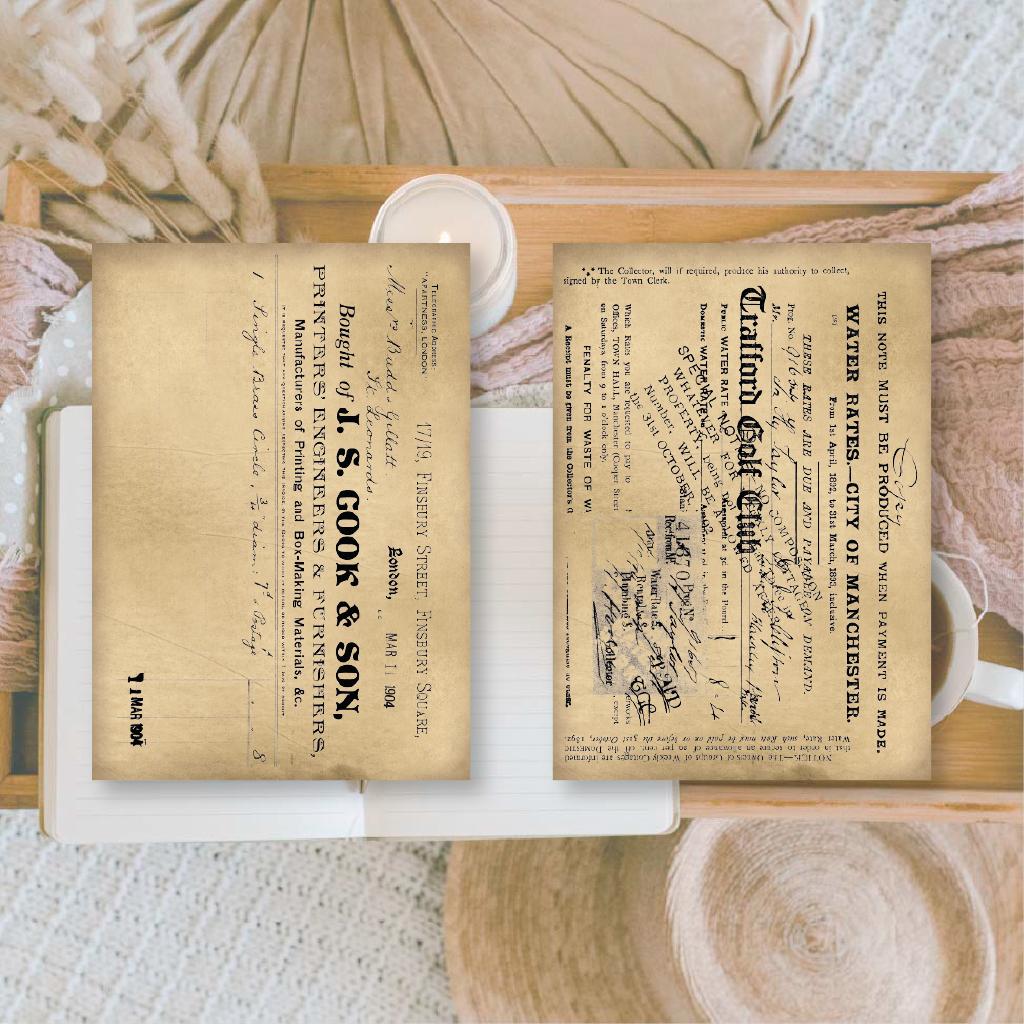Written Records Small Ephemera Paper (24 pieces) - Plan & Plot Studio-Rachel The Turtle Journal