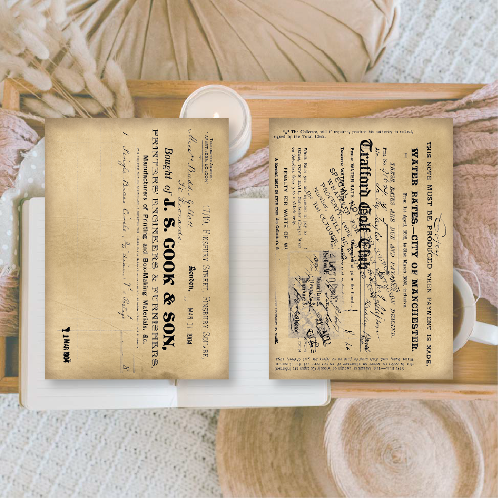 Written Records Small Ephemera Paper (24 pieces) - Plan & Plot Studio