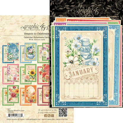 Season to Celebrate - Ephemera Cards - Graphic 45-Rachel The Turtle Journal