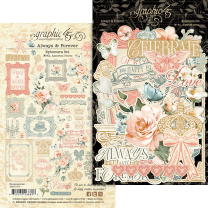 Always & Forever Ephemera Set - Graphic 45