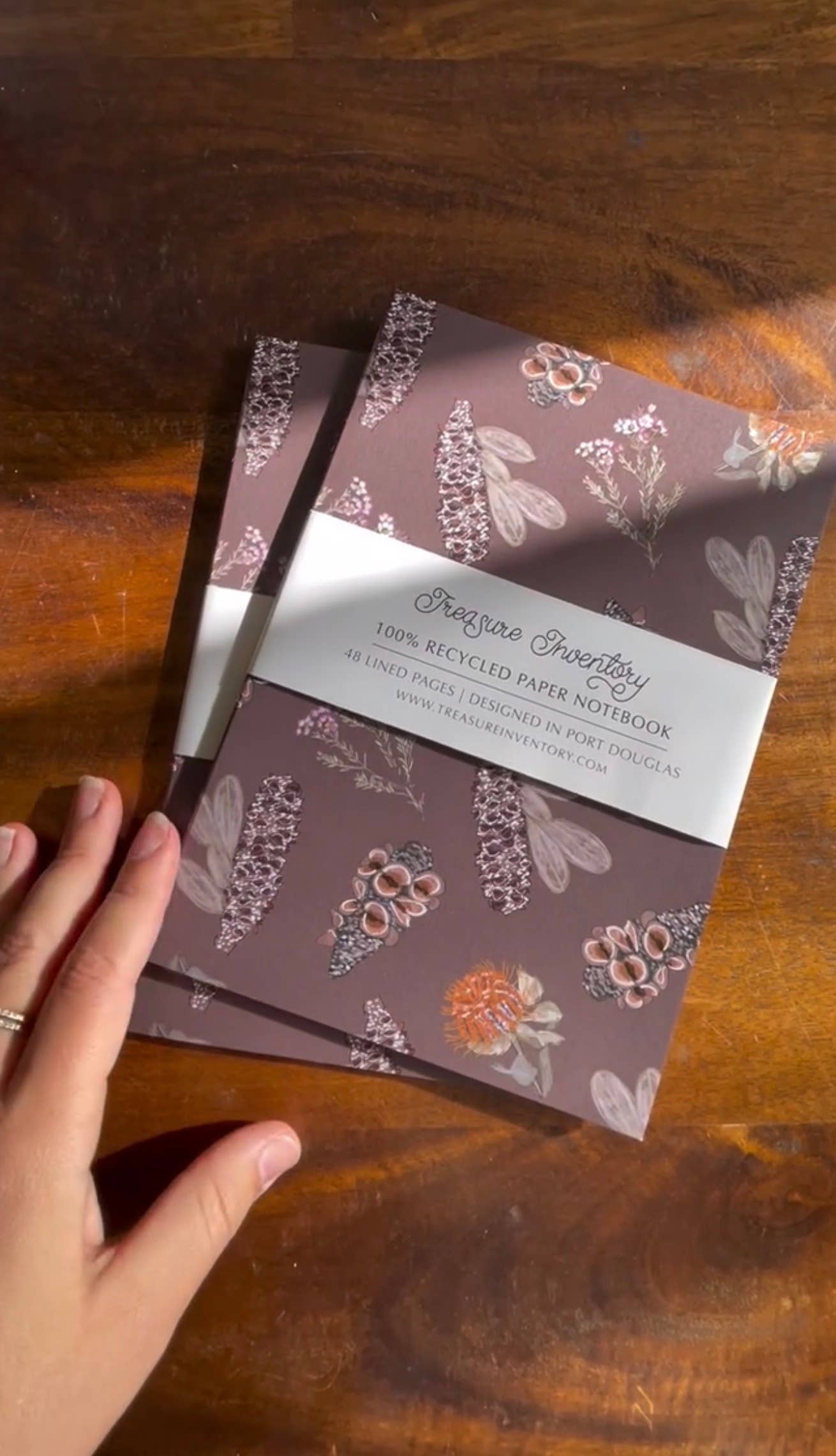 Banksia Seed Pod Notebook - Treasure Inventory (Made in Australia) - 1 Notebook