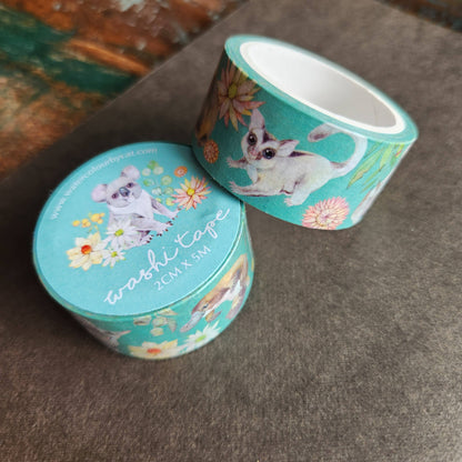Washi Tape of Australian Animal, Bird and Sea Creatures-Australian Animal-Rachel The Turtle Journal