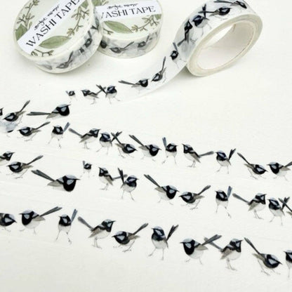 Fairywren Washi (15mm roll) - Bridget Farmer