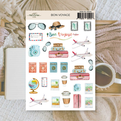 Bon Voyage Sticker Sheet Set - Plan & Plot Studio